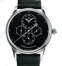 Jaquet Droz Complication La Chaux-de-Fonds Chrono Monopoussoir Email Noir Absolu