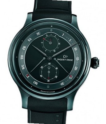 Jaquet Droz Complication La Chaux-de-Fonds Quantième Perpétuel Céramique