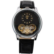 AMPM24 Classic  Leather Automatic Mechanical Movement Date Day Display PMW016