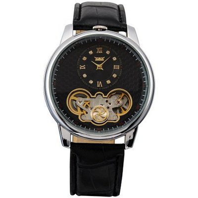 AMPM24 Classic  Leather Automatic Mechanical Movement Date Day Display PMW016