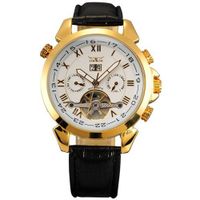 AMPM24 New Automatic Mechanical Analog Date & Day Luxury Leather Golden PMW018