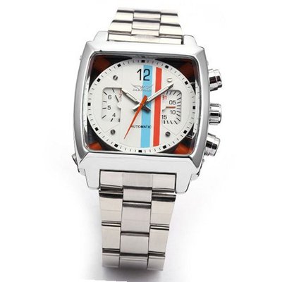 AMPM24 Outdoor Automatic Mechanical Date Day Army Steel Sport Analog Wrist PMW048