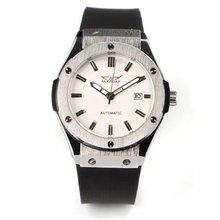 Boys White Calendar Silicone Automaticn Mechanical Wrist + Gift Box US Stock