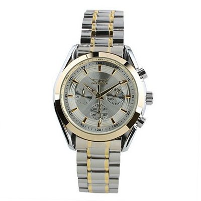 Jaragar  6 Hand White Dial Hand wind Mechanical