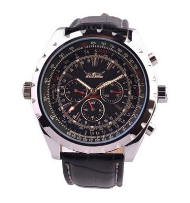 Jaragar 6 Hands Hand wind Chrongraph Mechanical Wrist