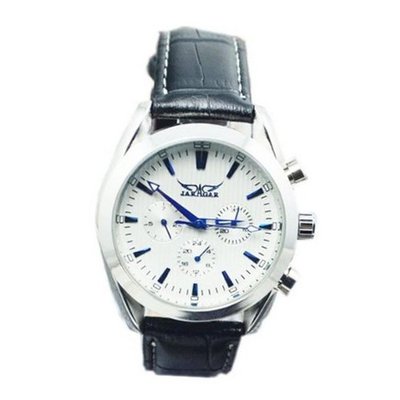 Jaragar 6 Hands Stainless Steel Hand wind Wrist