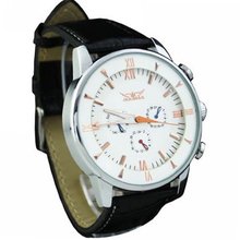 Jaragar 6 Hands White Dial Hand windMechanical Wrist