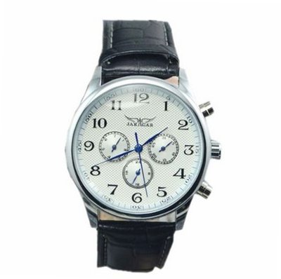 Jaragar White Dial 6 Hands  Self Mechanical