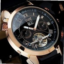 Luxery Automatic Mechanical Date Tourbillon Wrist Glod