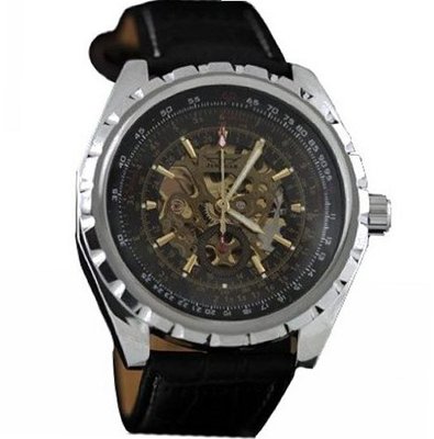 uJARAGAR Jaragar 6 Hands Hand wind Chrongraph Black Dial Mechanical Wrist 