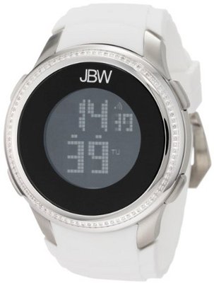 JBW J6247G "DMC-12" Chronograph Brushed Stainless Steel Digital Diamond