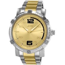 JBW J6258LE Vulcan Oversized Two-Tone Metal Diamond