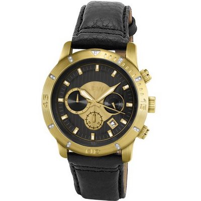 JBW J6259LB Cruiser Chronograph Brushed Gold-Plated