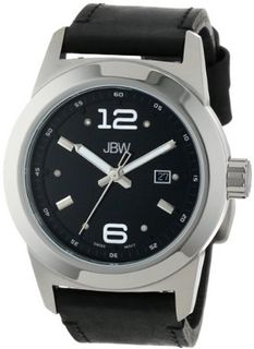 JBW J6262-setA Magneto Brushed Dial Leather Diamond Set