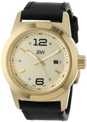 JBW J6262-setC Magneto Brushed Dial Leather Diamond Set