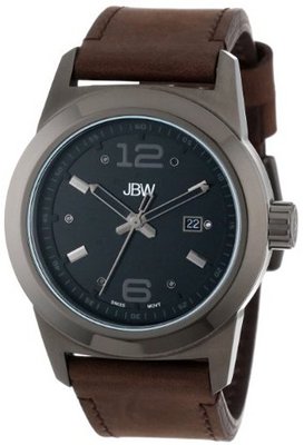 JBW J6262B Magneto Brushed Dial Leather Diamond