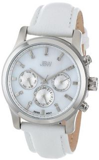 JBW J6270-setA Diamond Chronograph Leather Band with 2 Extra Bands