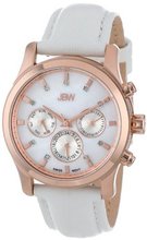 JBW J6270B Mother-Of-Pearl Leather Diamond