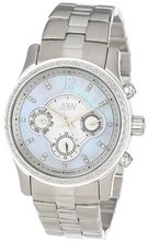 JBW J6272A Diamond Bezel Mother-Of-Pearl Chronograph