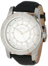 JBW J6273A Stainless Steel 11 Diamond Leather