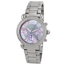 JBW JB-6210-F "Victory" Pink Stainless Steel Diamond