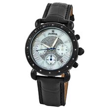 JBW JB-6210L-S "Victory" Leather Diamond Chronograph