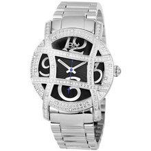 JBW JB-6214-C "Olympia"Stainless Steel Designer Dial Diamond