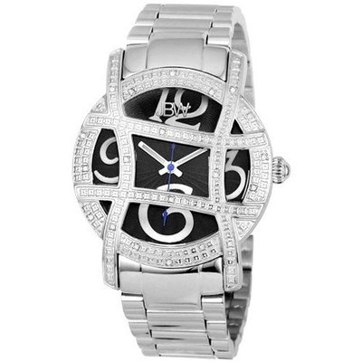 JBW JB-6214-C "Olympia"Stainless Steel Designer Dial Diamond