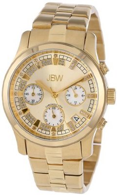 JBW JB-6217-E "Alessandra" Gold-Tone Chronograph Diamond