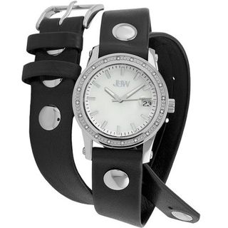 JBW JB-6224L-H.BR Starlight Black Leather Wrap