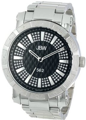 JBW JB-6225-B "562" Pave Dial Stainless Steel Diamond