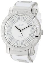 JBW JB-6225-E "562" Pave Dial Diamond White Rubber