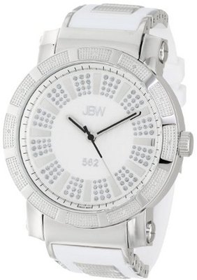 JBW JB-6225-E "562" Pave Dial Diamond White Rubber