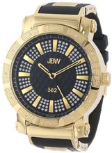 JBW JB-6225-J "562" Pave Dial Diamond Black Rubber Band