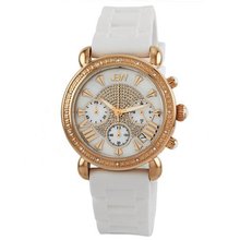 JBW JB-6242-H "Victory" Sport Rose Gold White Designer Silicone Diamond