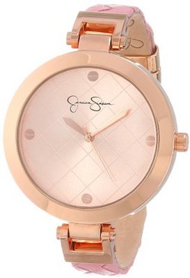 Jessica Simpson JS022D Round Case Analog Braided Strap
