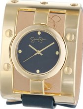 Jessica Simpson JS036C Cutout Case Analog Leather Cuff