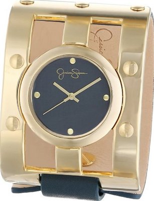 Jessica Simpson JS036C Cutout Case Analog Leather Cuff