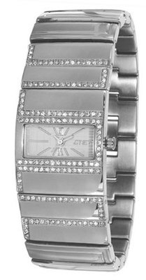 Beverly Hills Ladies in Silver with Crystal Bezel