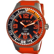 Jet Set Wb30 (Black Dial; Orange Band)