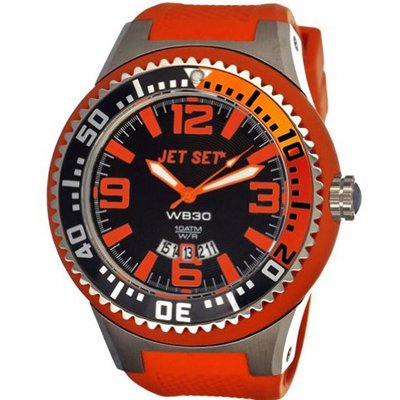 Jet Set Wb30 (Black Dial; Orange Band)