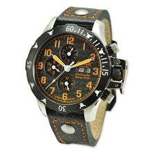 Ingersoll Bison No 12 Black/Orange Dial
