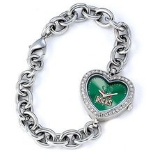 Ladies NBA Milwaukee Bucks Heart