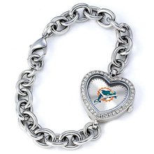 Ladies NFL Miami Dolphins Heart