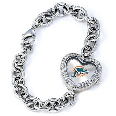 Ladies NFL Miami Dolphins Heart