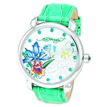 Ladies Ed Hardy Garden Green