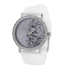 Ladies Ed Hardy Lovebirds Silver Dial