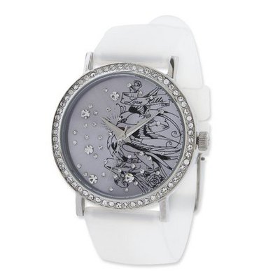 Ladies Ed Hardy Lovebirds Silver Dial