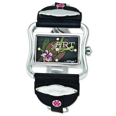 Ladies Ed Hardy Victoria Orchid 45x25mm