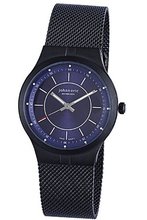 Johan Eric JE3100-13-003 "Skive" Black Stainless Steel Mesh Ultra-Slim